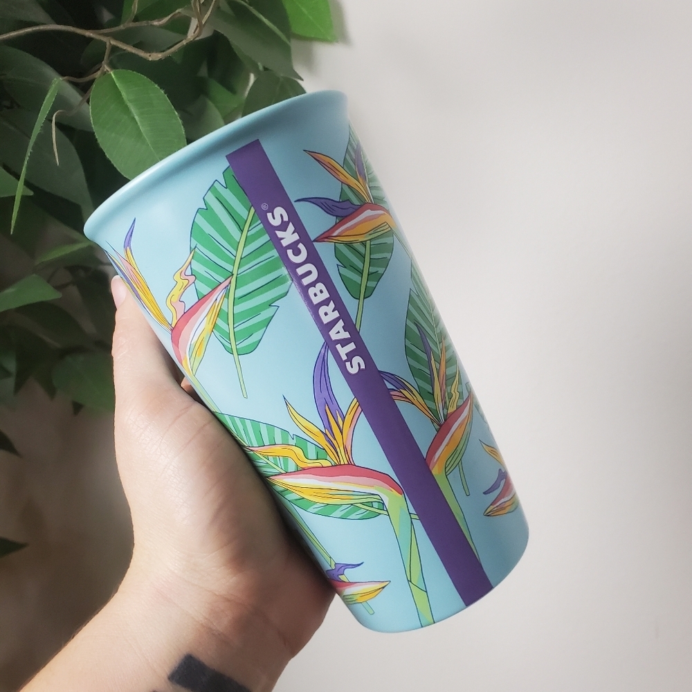 Starbucks Hawaii Tropical Ceramic Double Wall Tumbler 12oz